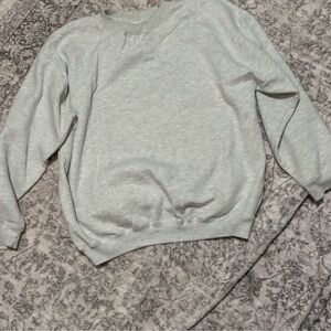 Sweater Club Gray Sweatshirt for casual workout wear